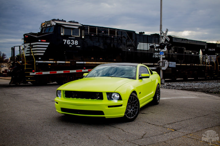 Polaris Yellow Peelable Car Kit on a customer car