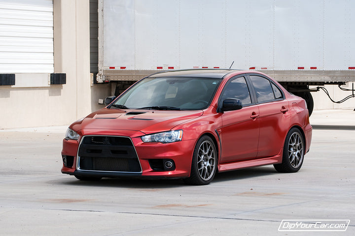 Real Red Peelable Car Kit on a customer car