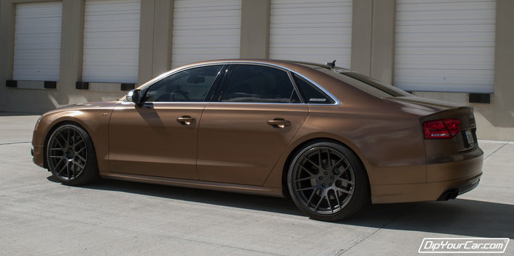 Mocha Brown Peelable Car Kit on a customer car