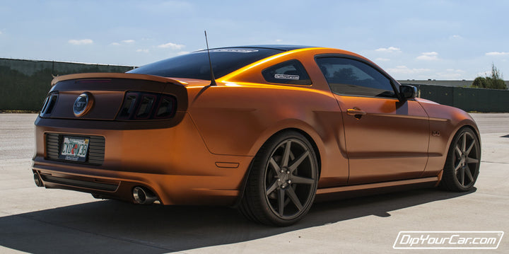 Burnt Copper Peelable Car Kit on a customer car