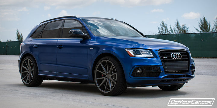 Deep Sea Blue Car Kit on a customer car