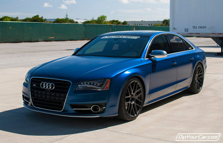 Nebula Blue Peelable Car Kit on a customer car
