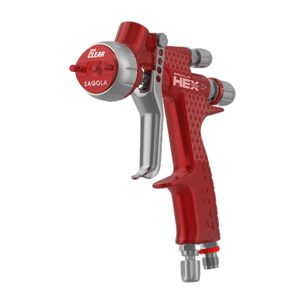Sagola 4600 Hex Clear Air Cap Angled Front View