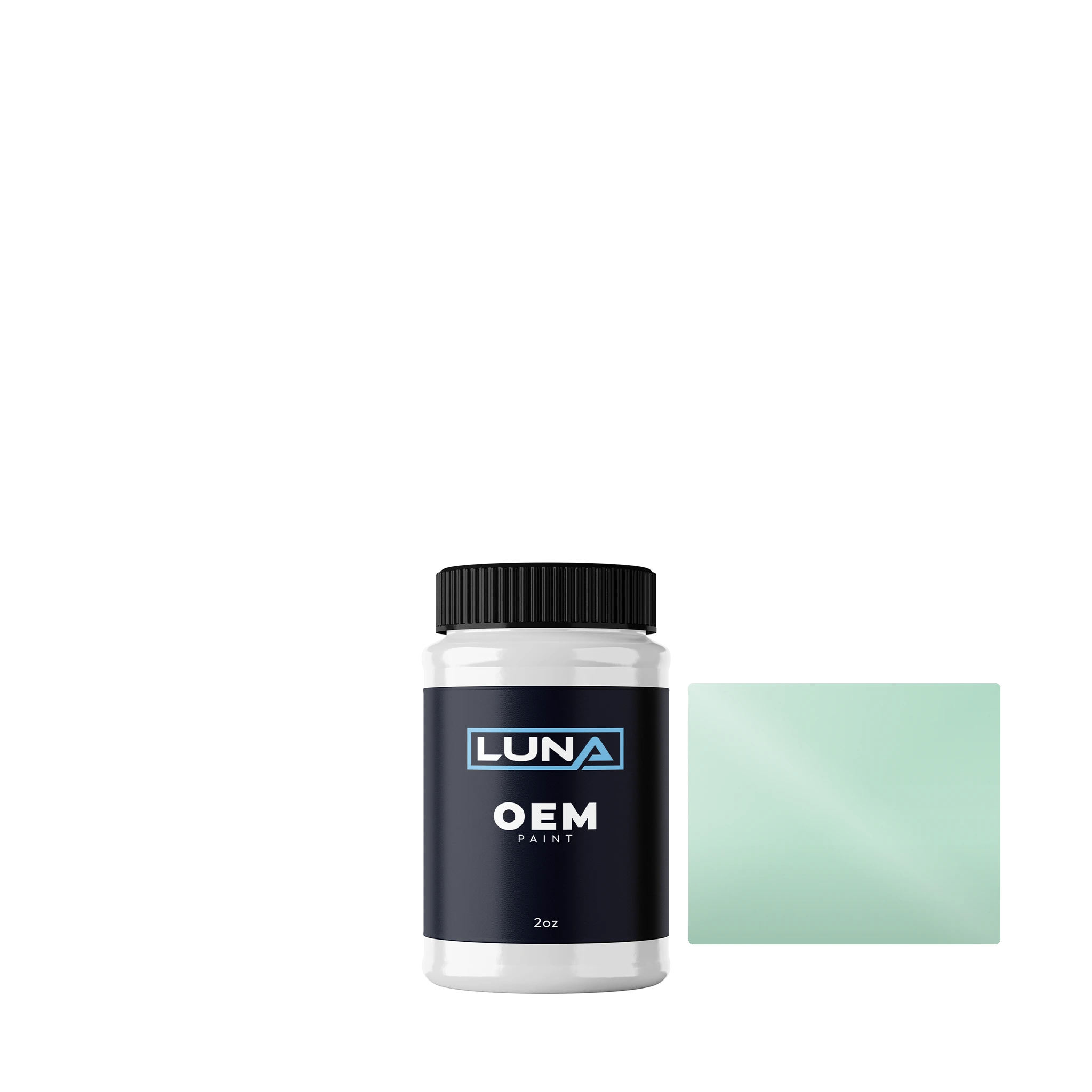 Daihatsu Bluish Light Green G62 | Luna OEM Basecoat - 2oz Touch Up Bottle w/ Brush
