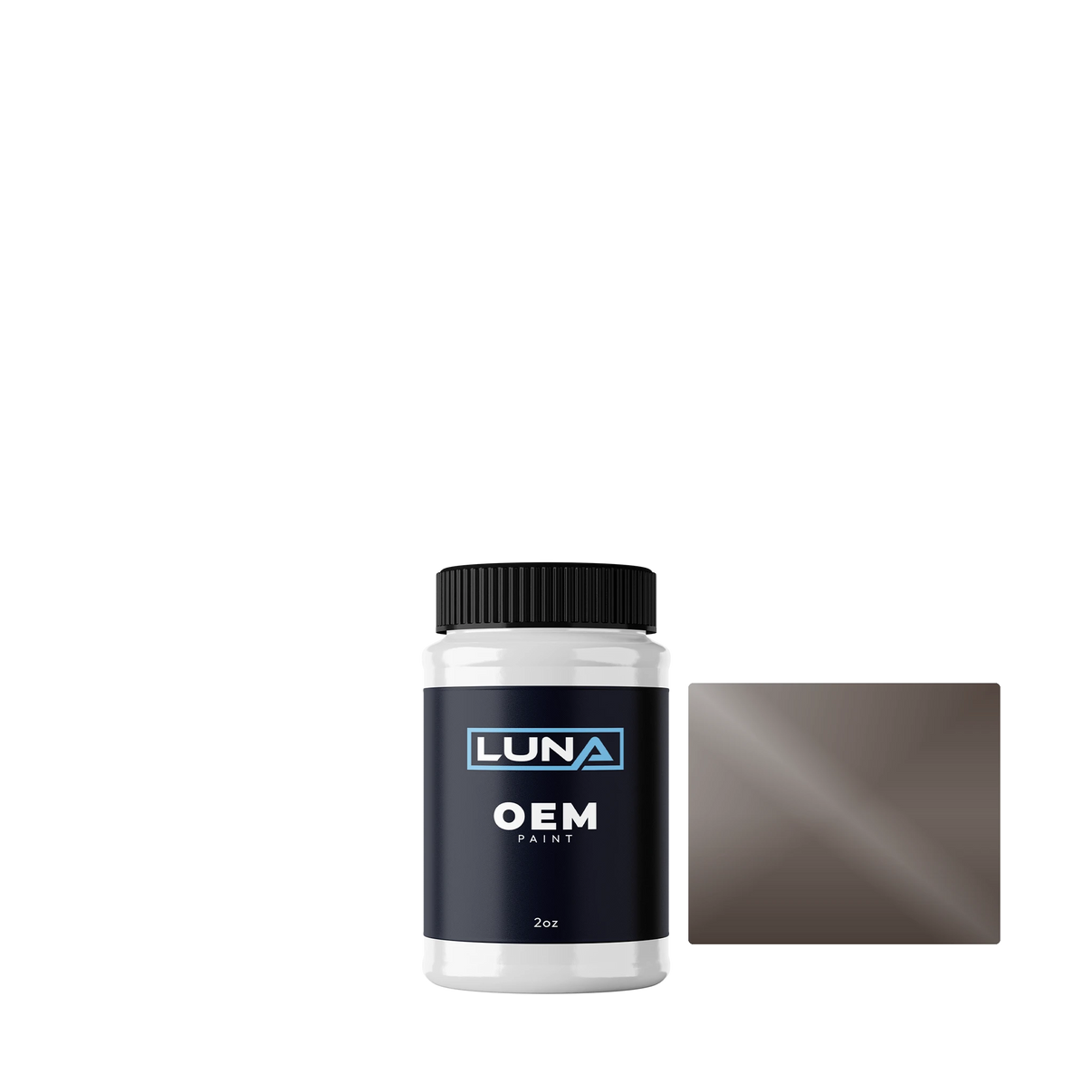 Ford Australia Ambition Grey P. M. AG | Luna OEM Basecoat - 2oz Touch Up Bottle w/ Brush