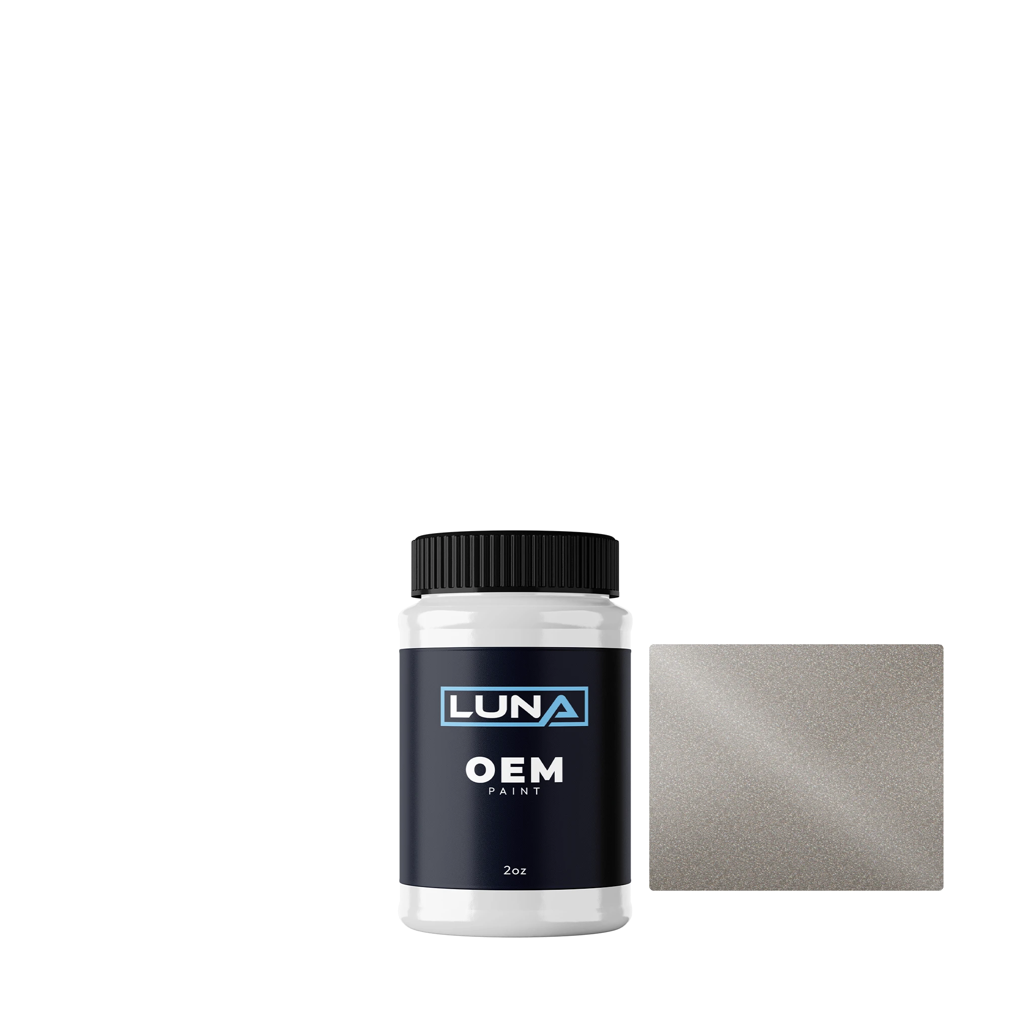 Toyota Light Grey Beige M. UA35 | Luna OEM Basecoat - 2oz Touch Up Bottle w/ Brush