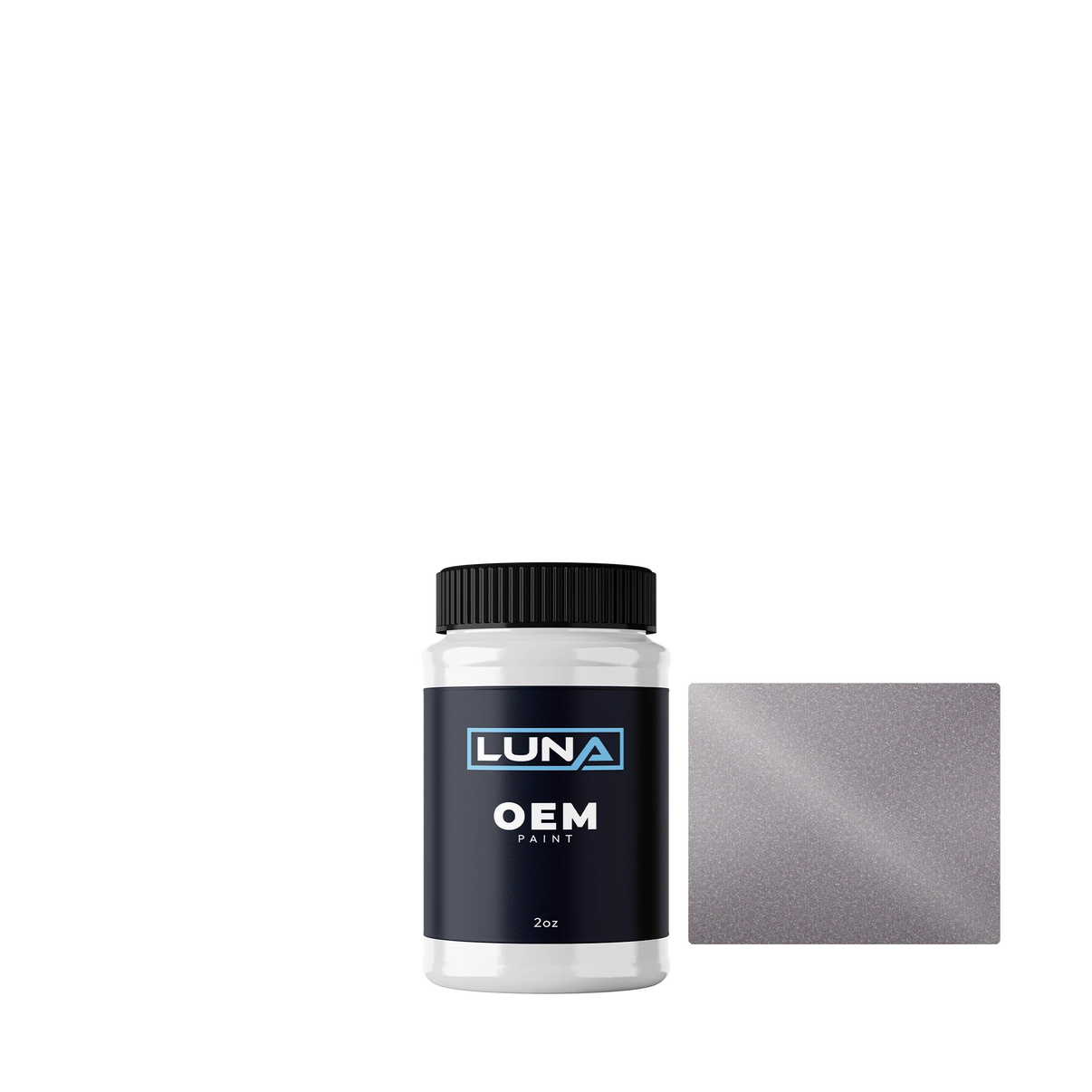 Nissan Purplish Silver P. M. KAS | Luna OEM Basecoat - 2oz Touch Up Bottle w/ Brush