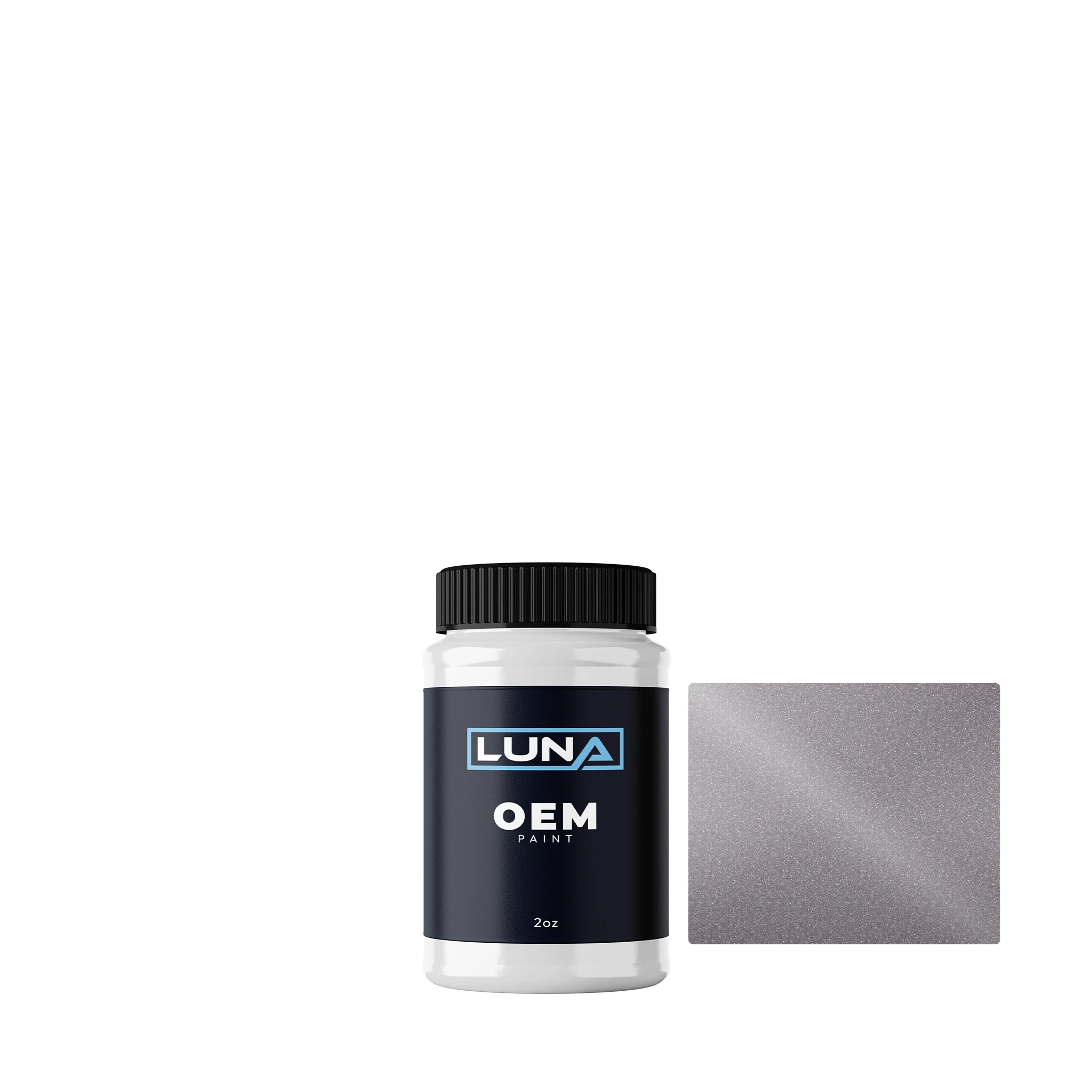 Nissan Purplish Silver P. M. KAS | Luna OEM Basecoat - 2oz Touch Up Bottle w/ Brush