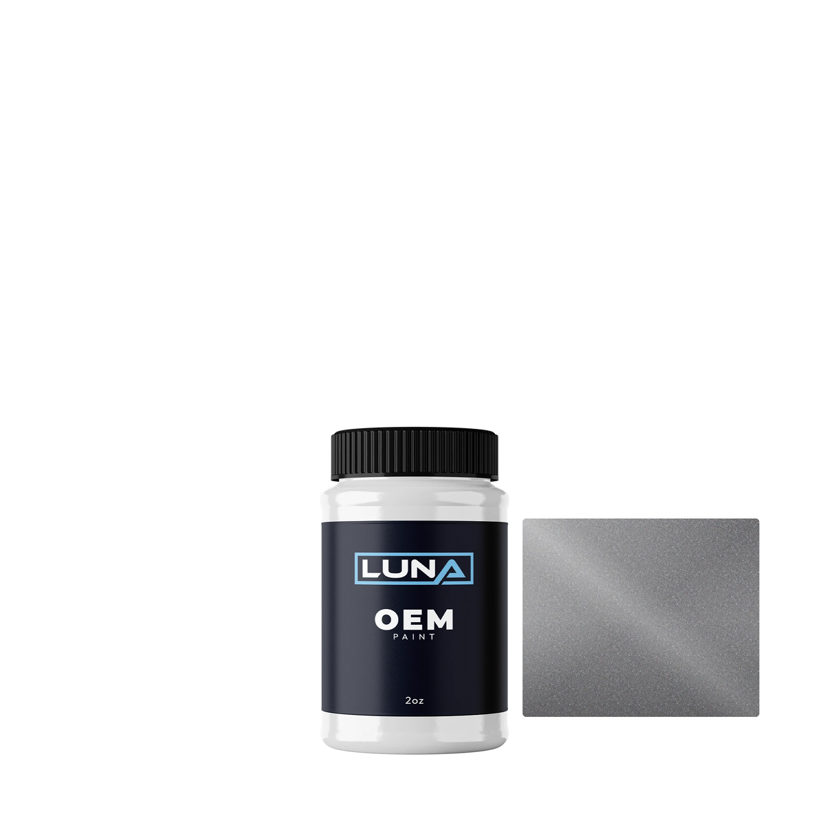 Chrysler USA Medium Quartz M. QDM | Luna OEM Basecoat - 2oz Touch Up Bottle w/ Brush