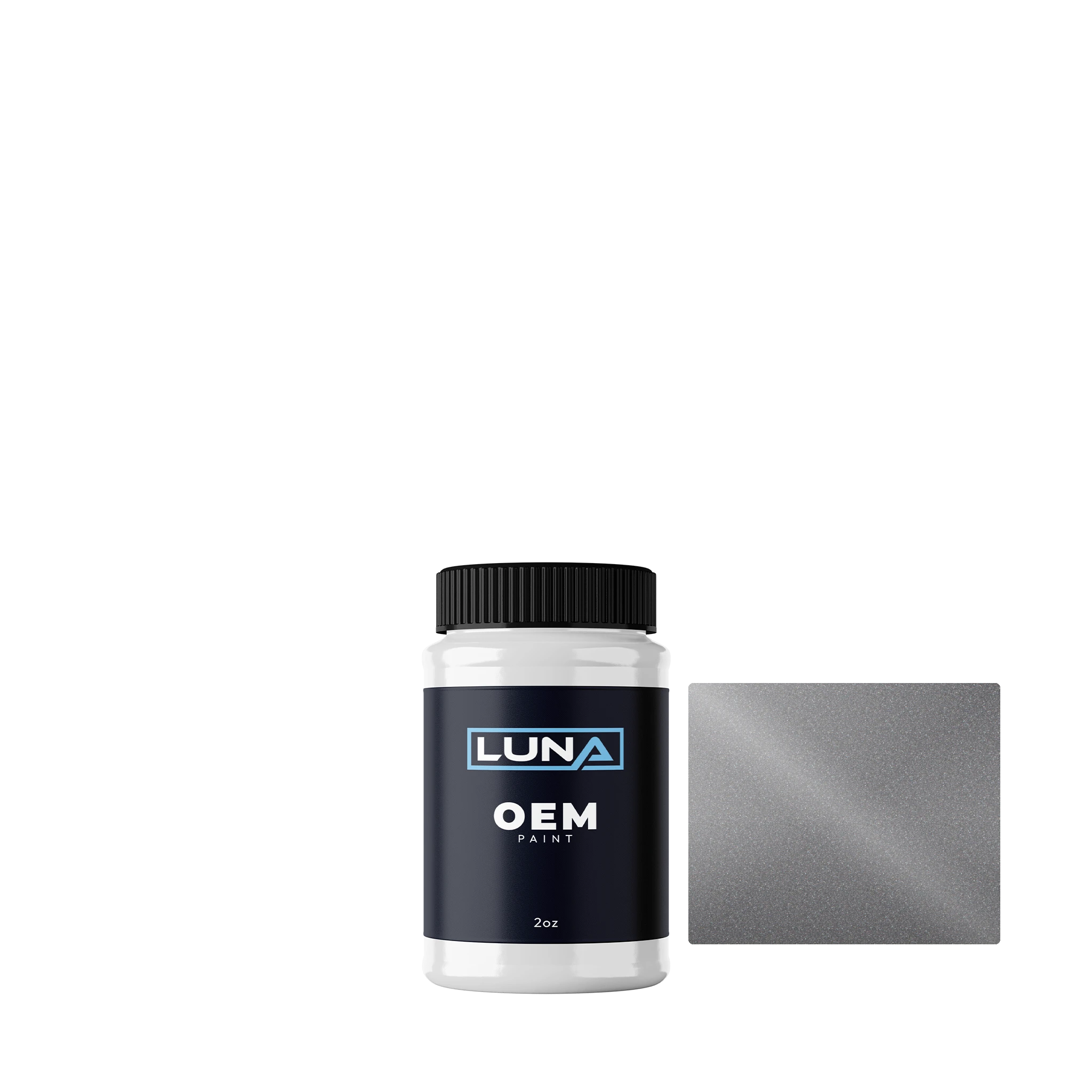 Chrysler USA Medium Quartz M. QDM | Luna OEM Basecoat - 2oz Touch Up Bottle w/ Brush