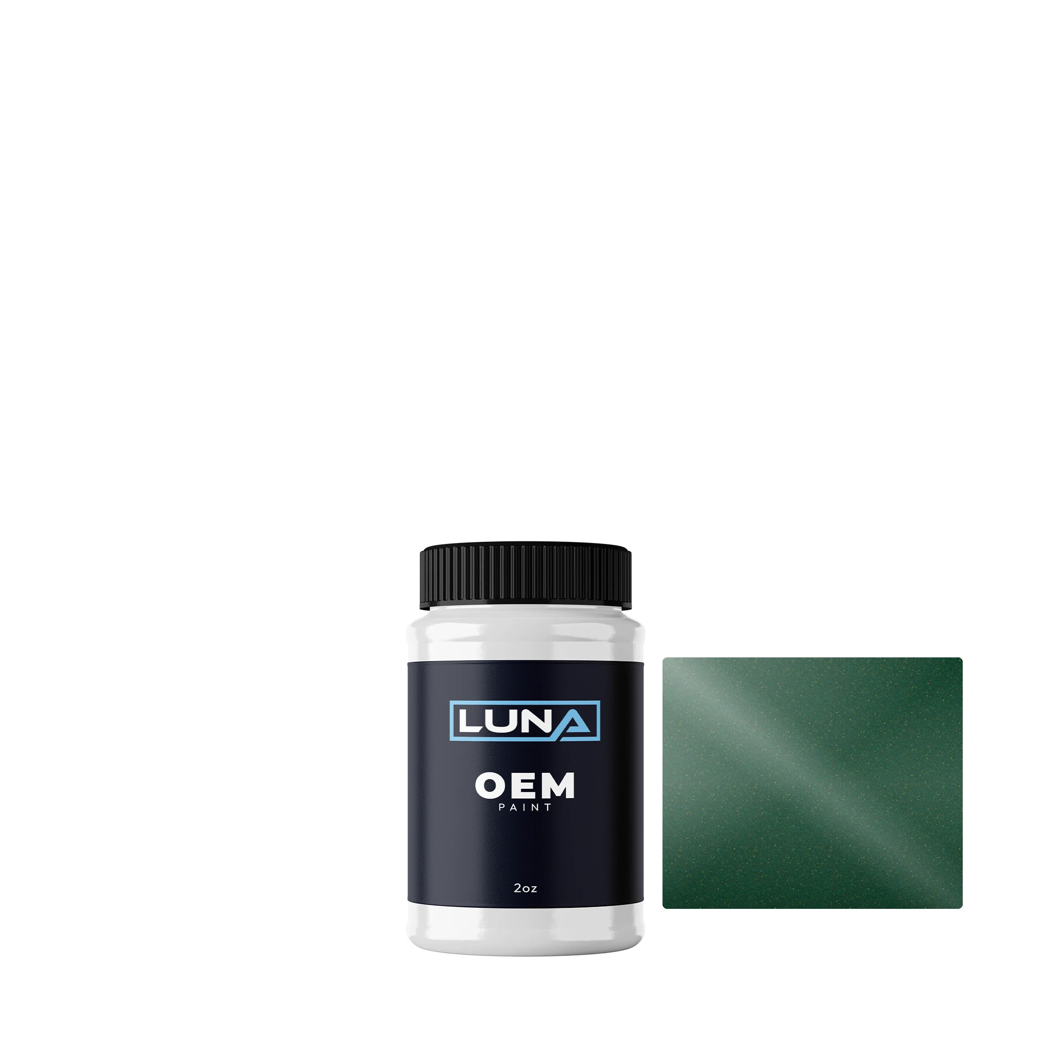 Ford Maya Green P. 4T | Luna OEM Basecoat - 2oz Touch Up Bottle w/ Brush