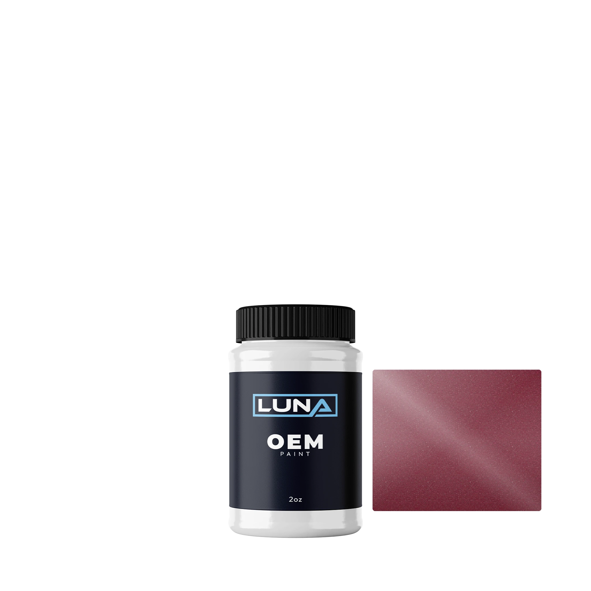 Ford Flambeau Red M. G2 | Luna OEM Basecoat - 2oz Touch Up Bottle w/ Brush