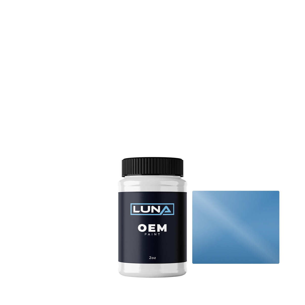 Audi | VW Daenischblau 9506 | Luna OEM Basecoat - 2oz Touch Up Bottle w/ Brush