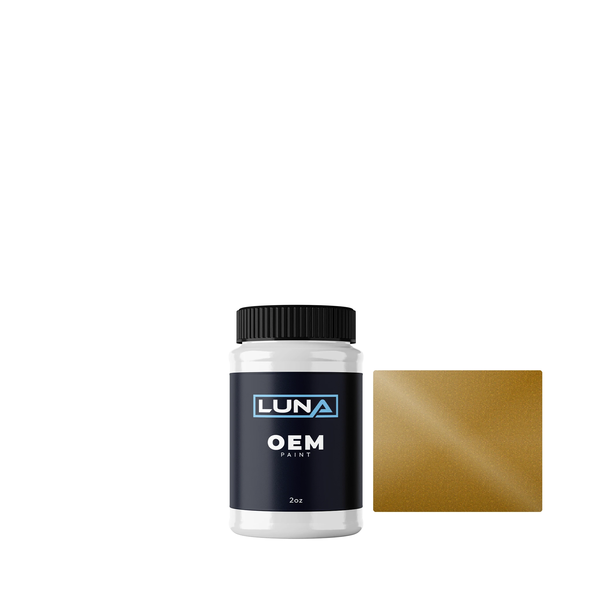 Suzuki Dark Aragon Gold P. M. Z1H | Luna OEM Basecoat - 2oz Touch Up Bottle w/ Brush