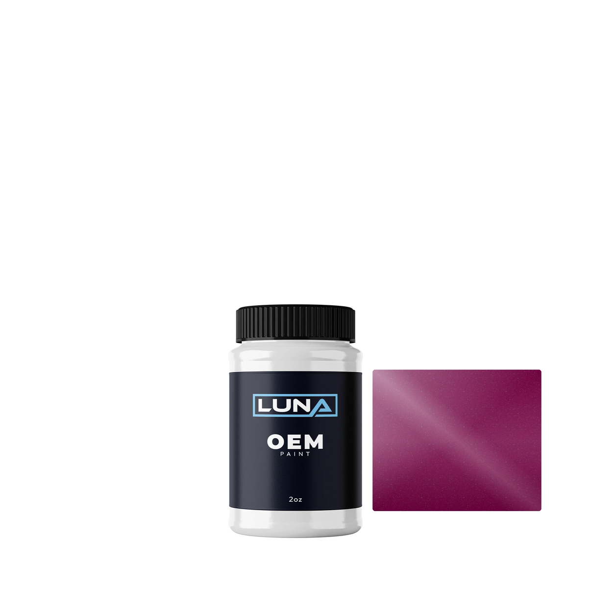 Mazda Raspberry M. 6V | Luna OEM Basecoat - 2oz Touch Up Bottle w/ Brush