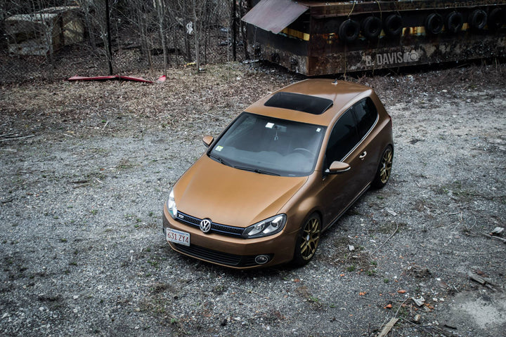 Mocha Brown Peelable Car Kit on a customer car