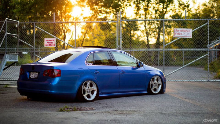 World Rally Blue Pearls on a customer car