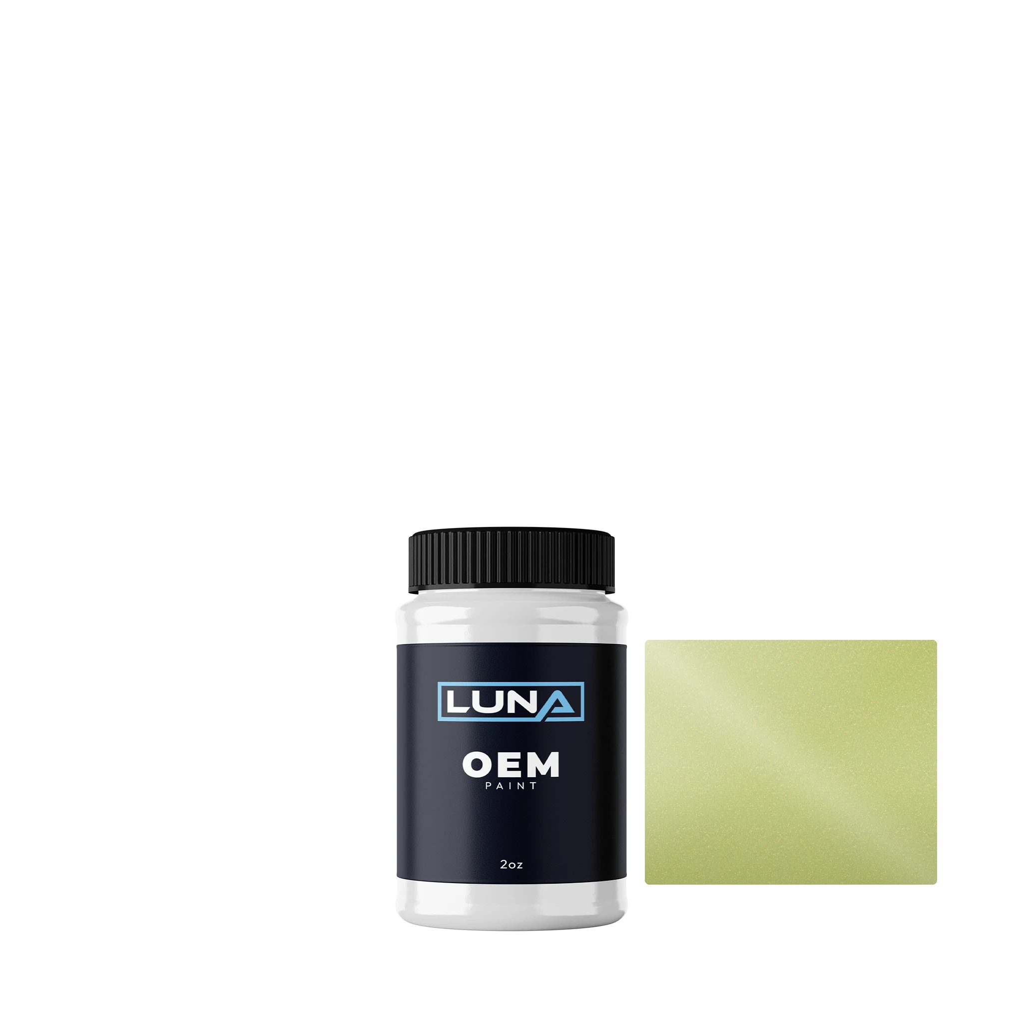 Ford Citrine Yellow P. R3 | Luna OEM Basecoat - 2oz Touch Up Bottle w/ Brush