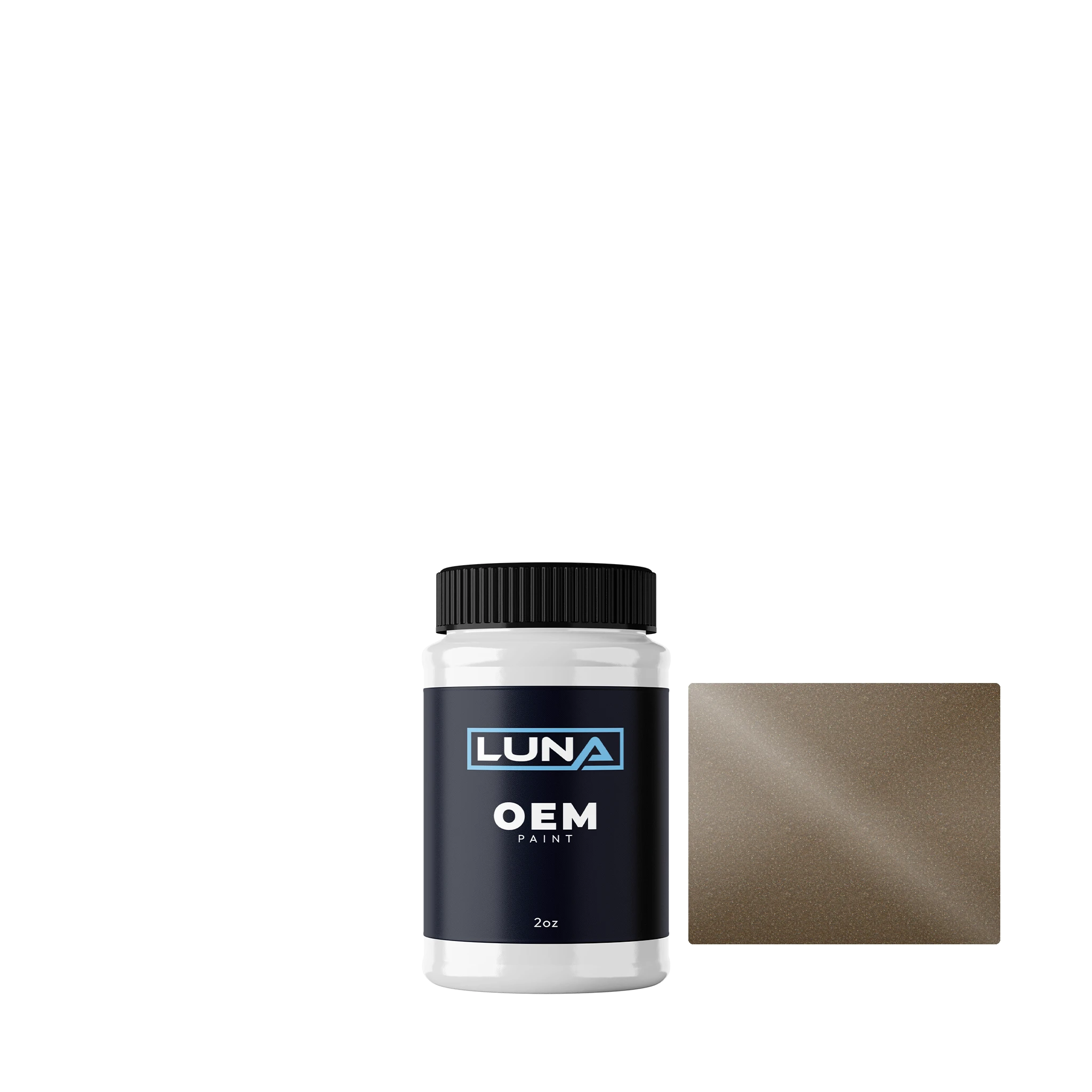 Toyota Cinnamon Brown M. 4A9 | Luna OEM Basecoat - 2oz Touch Up Bottle w/ Brush