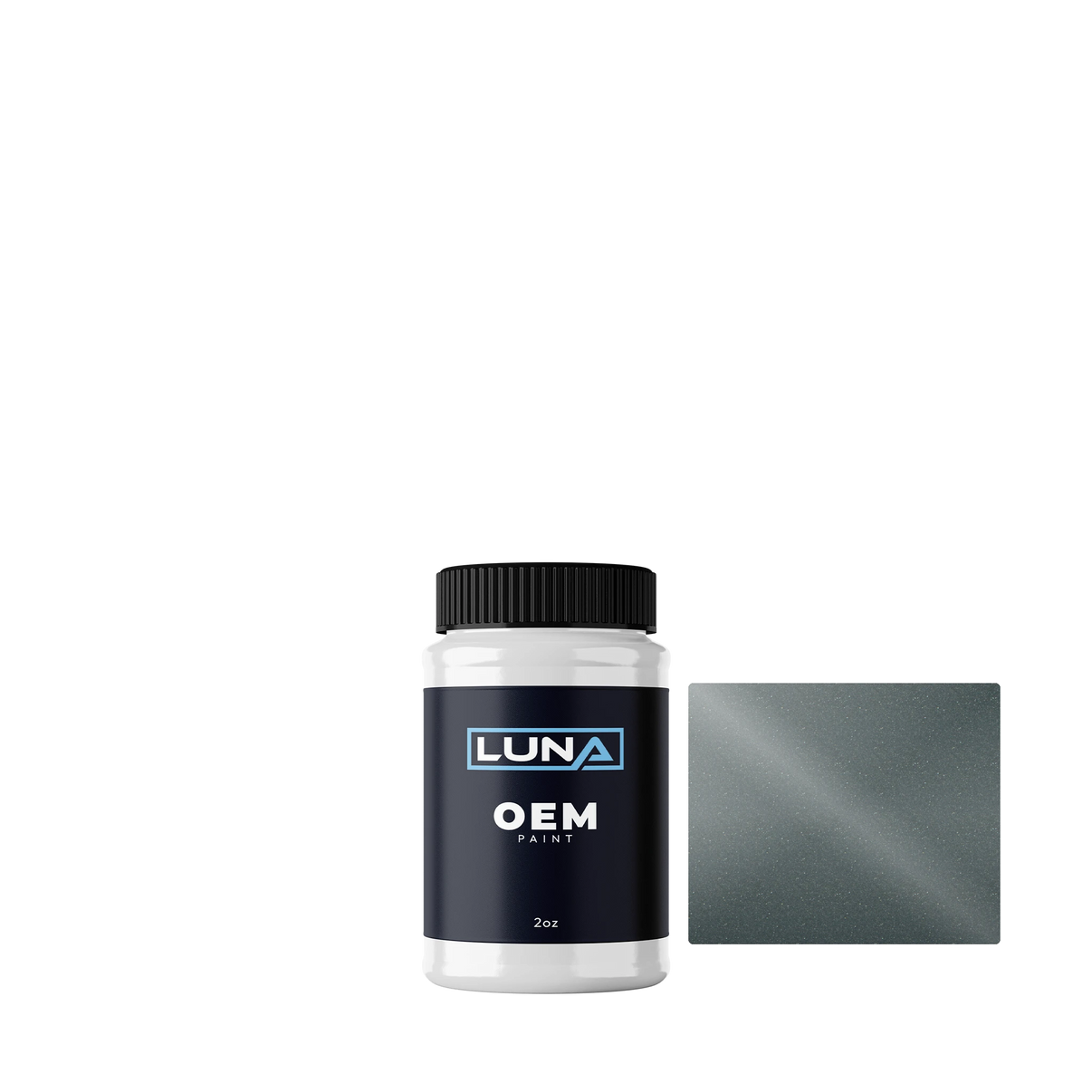 Hyundai Misty Olive M. SK7 | Luna OEM Basecoat - 2oz Touch Up Bottle w/ Brush