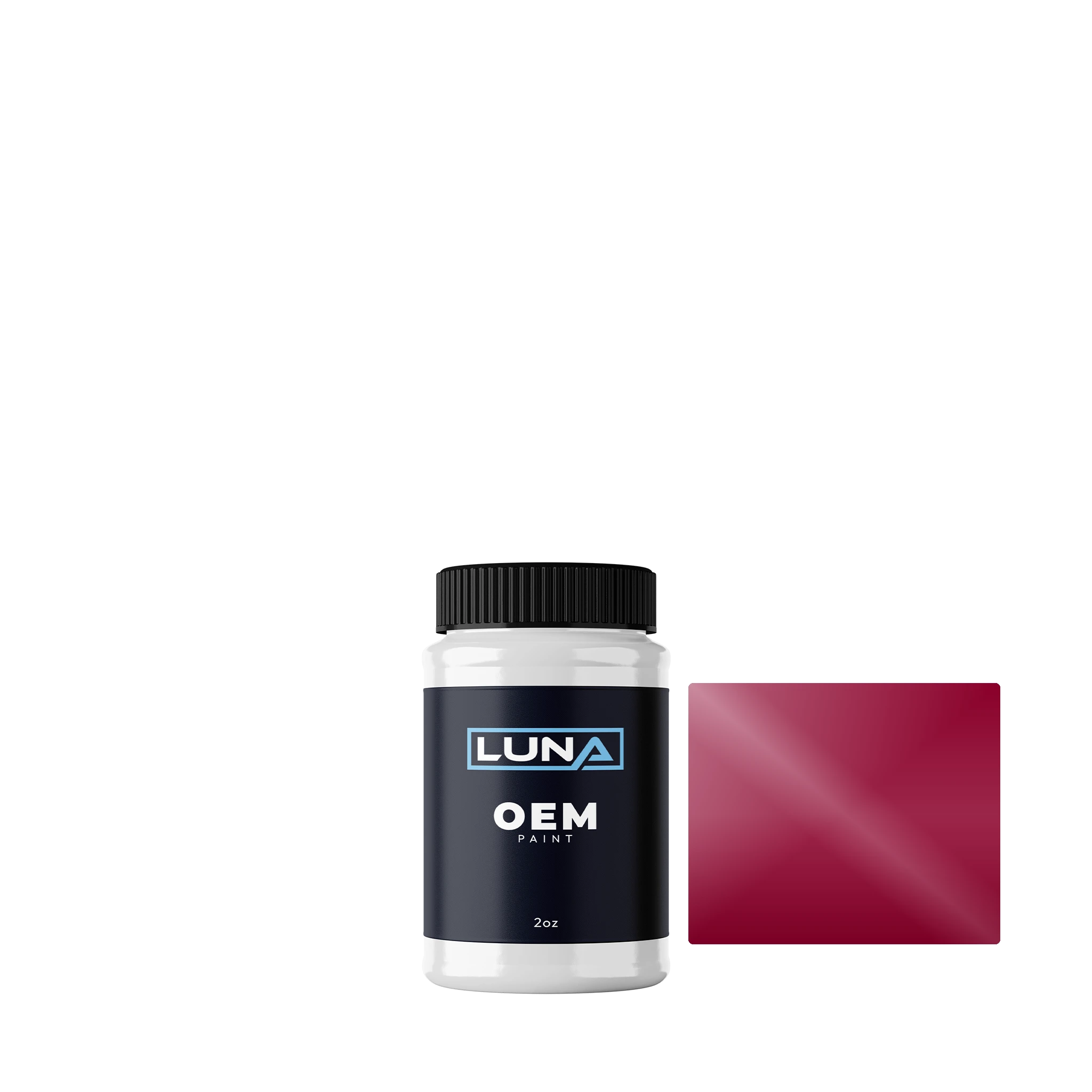 Yamaha Motorcycle Red M. - 3c YAM137 | Luna OEM Basecoat - 2oz Touch Up Bottle w/ Brush