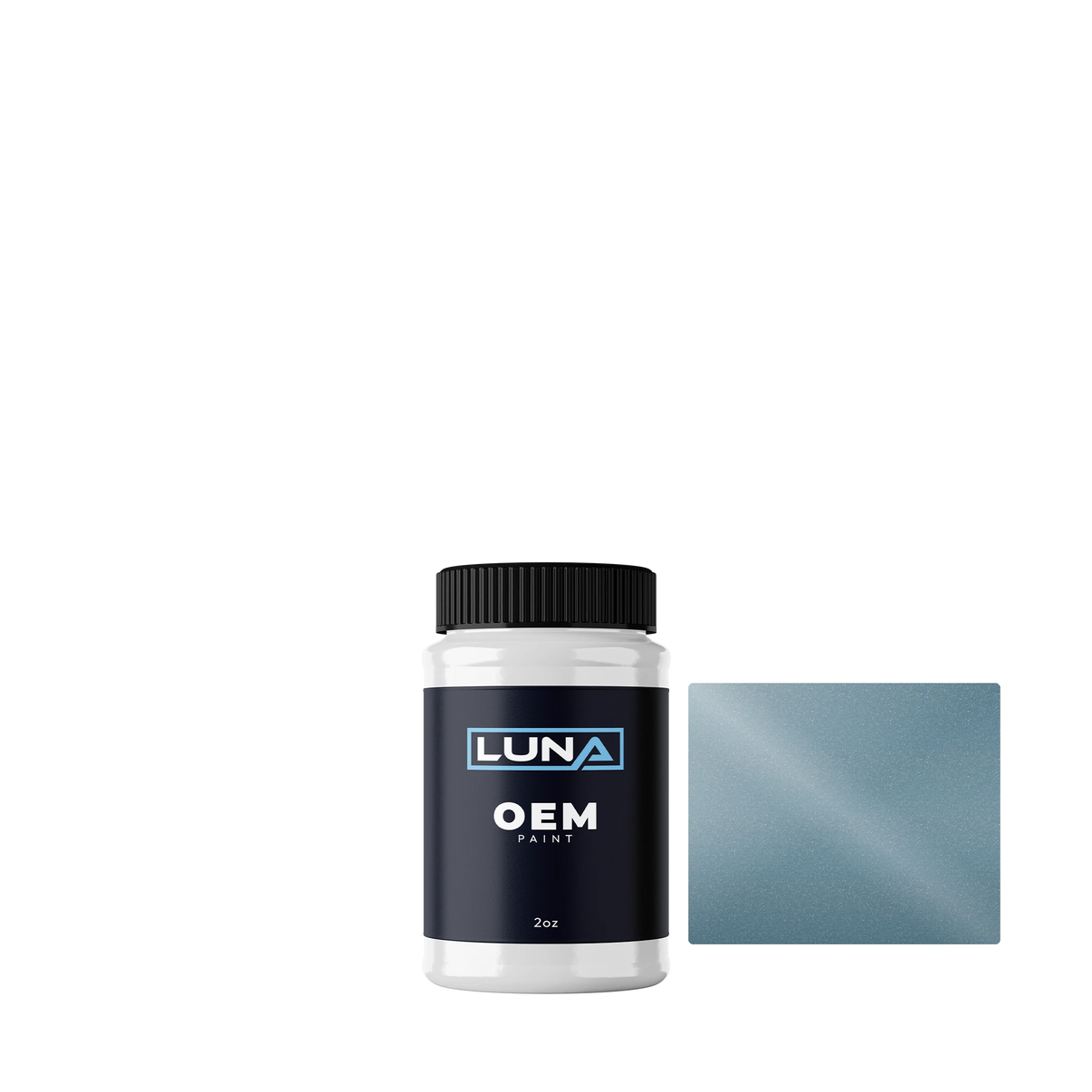Mazda Pastell Steel Blue M. F7 | Luna OEM Basecoat - 2oz Touch Up Bottle w/ Brush