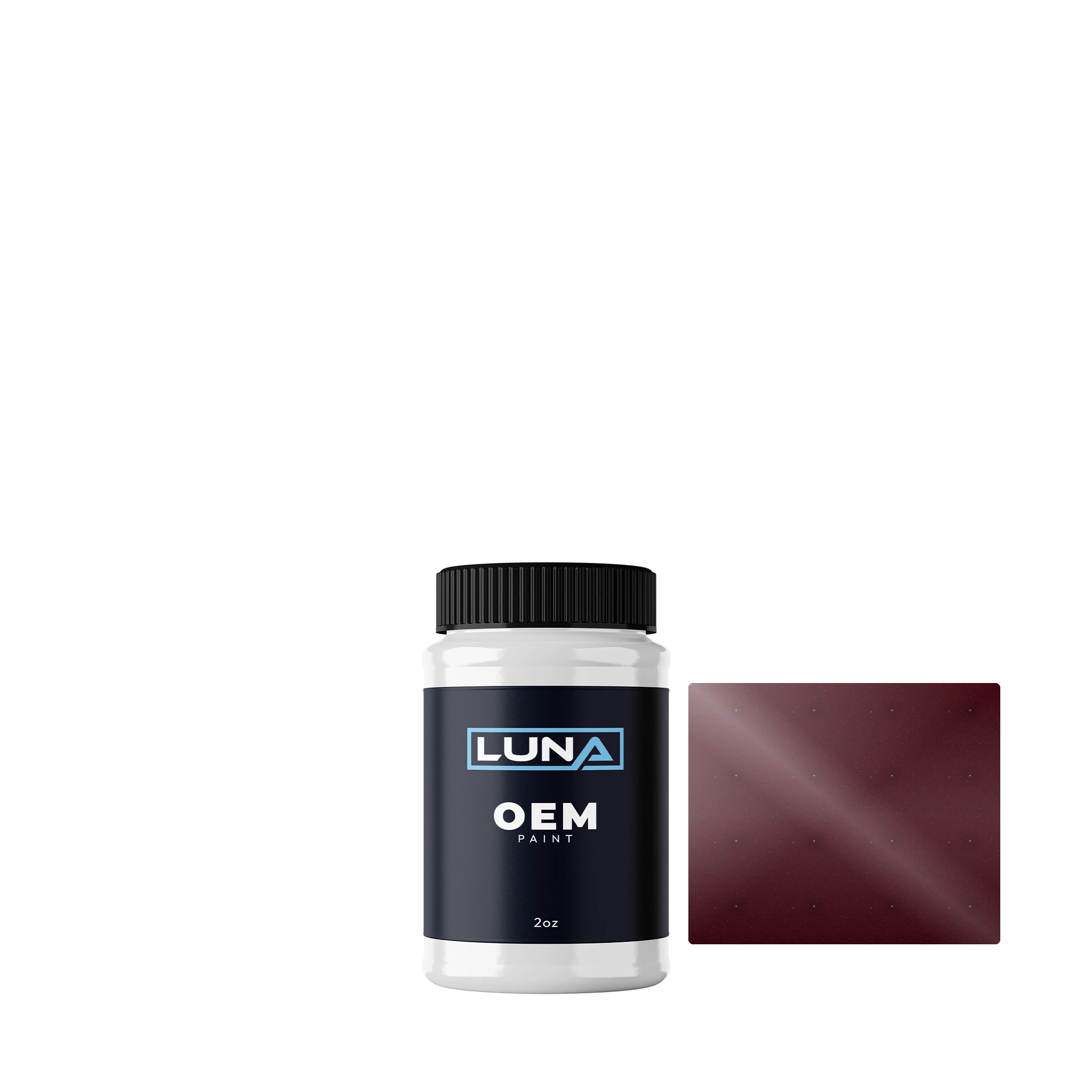 Nissan New Roma Red M. BA31 | Luna OEM Basecoat - 2oz Touch Up Bottle w/ Brush