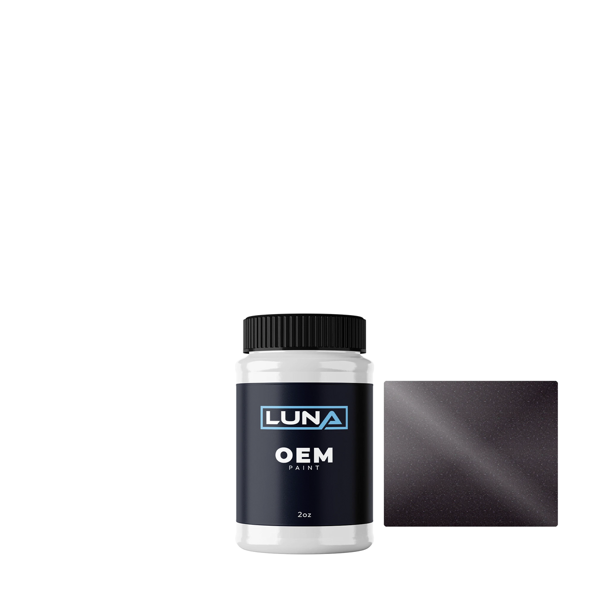 Jaguar Amethyst Grey Purple P. M. 2482 | Luna OEM Basecoat - 2oz Touch Up Bottle w/ Brush