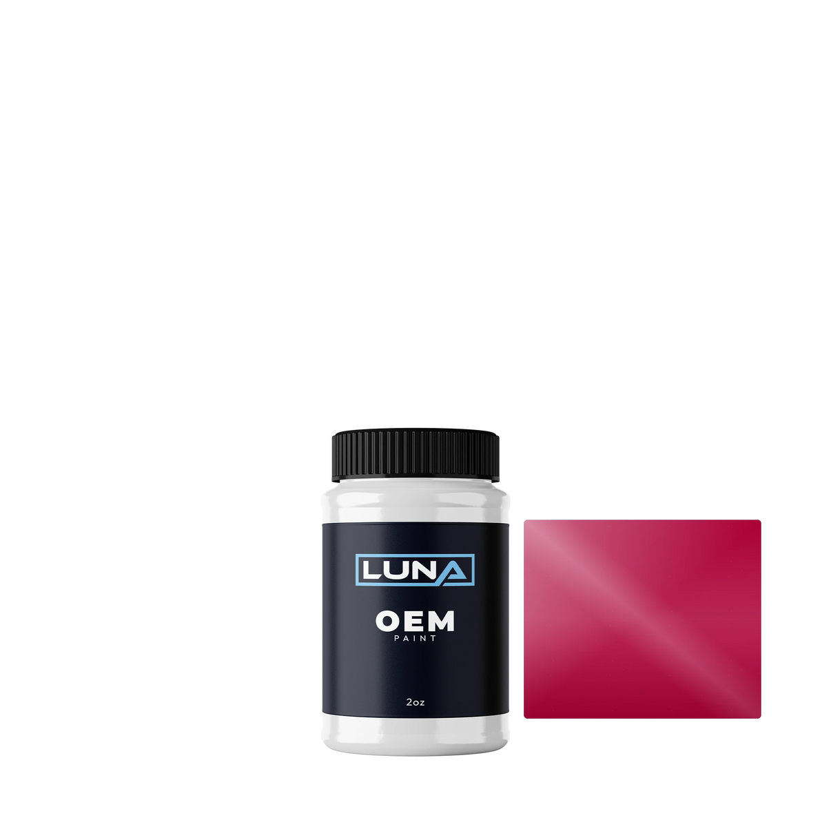 Skoda Raspberry Red/himbeerrot 8240 | Luna OEM Basecoat - 2oz Touch Up Bottle w/ Brush
