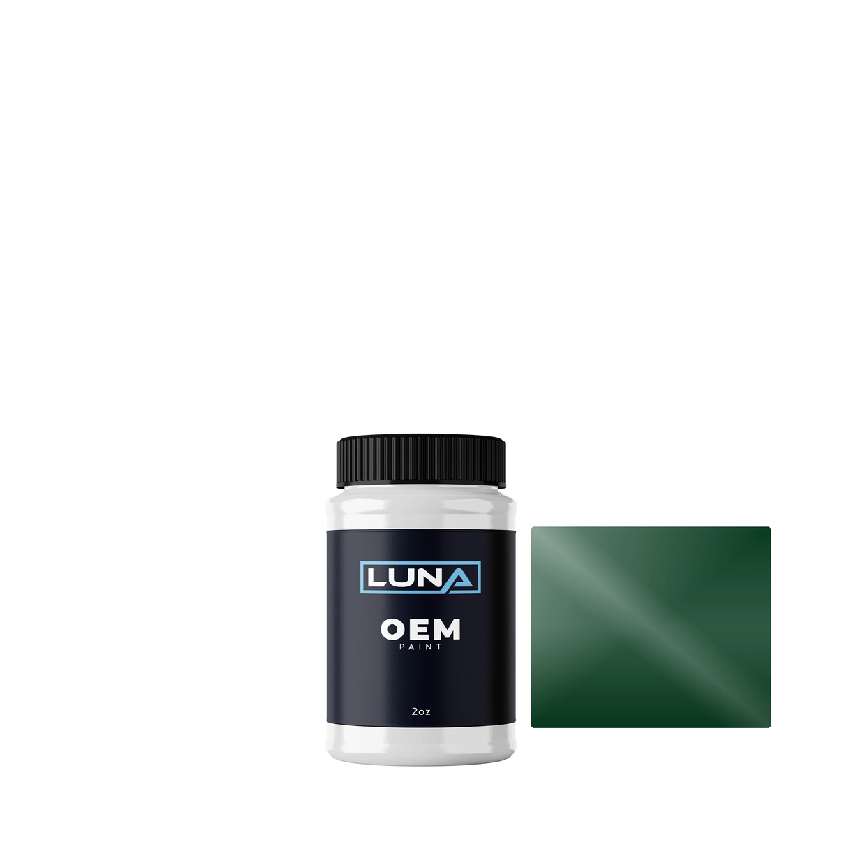 Triumph Emerald Green M. - 2c HJ | Luna OEM Basecoat - 2oz Touch Up Bottle w/ Brush