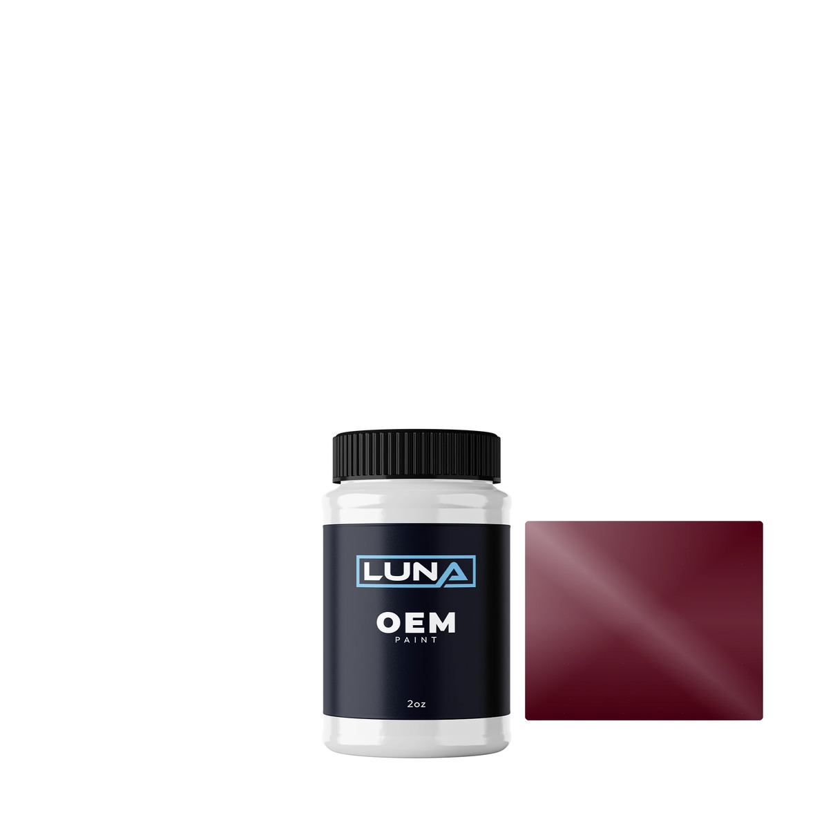 Audi | VW Maronrot H8 | Luna OEM Basecoat - 2oz Touch Up Bottle w/ Brush
