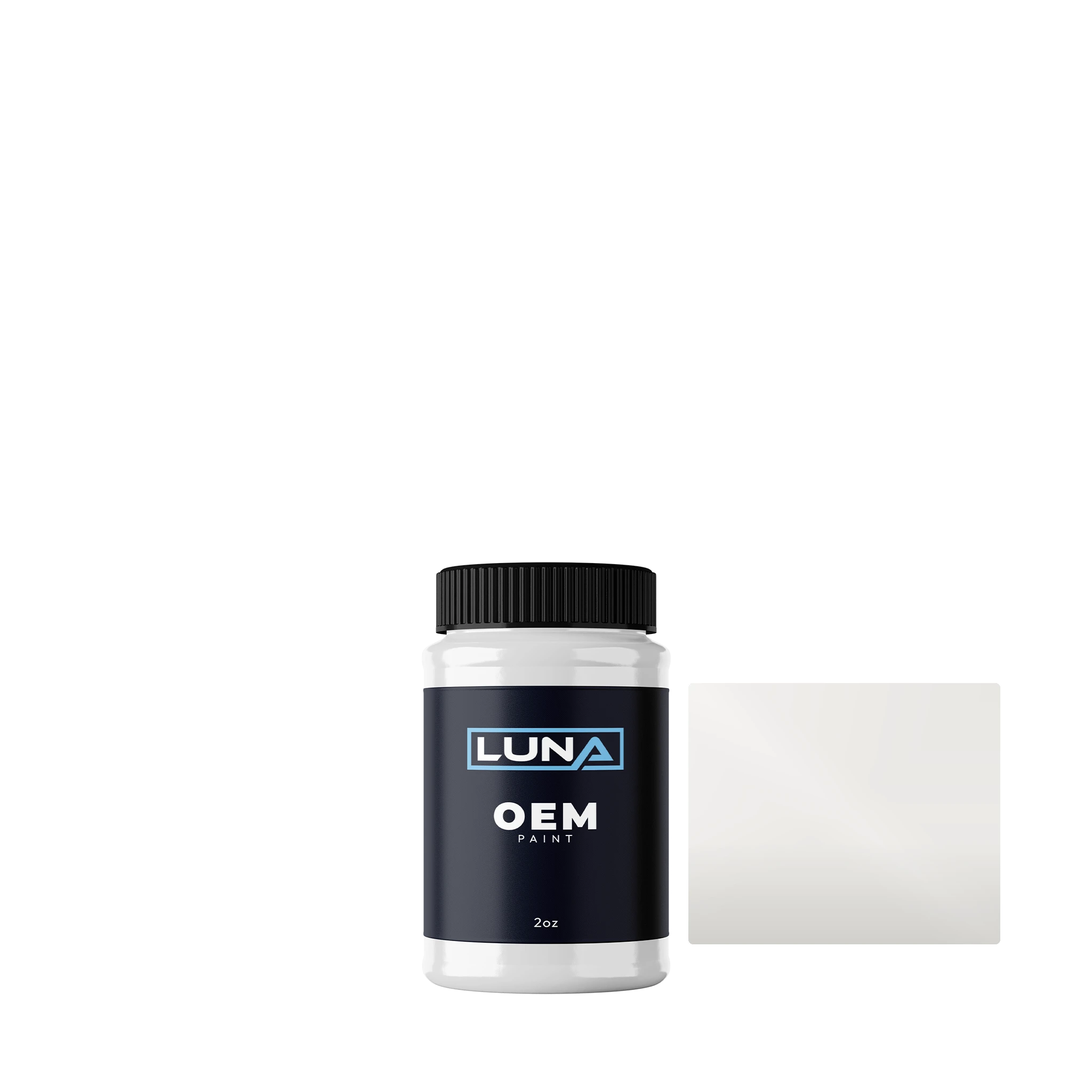 Yamaha Motorcycle White P. - 3c YAM129 | Luna OEM Basecoat - 2oz Touch Up Bottle w/ Brush