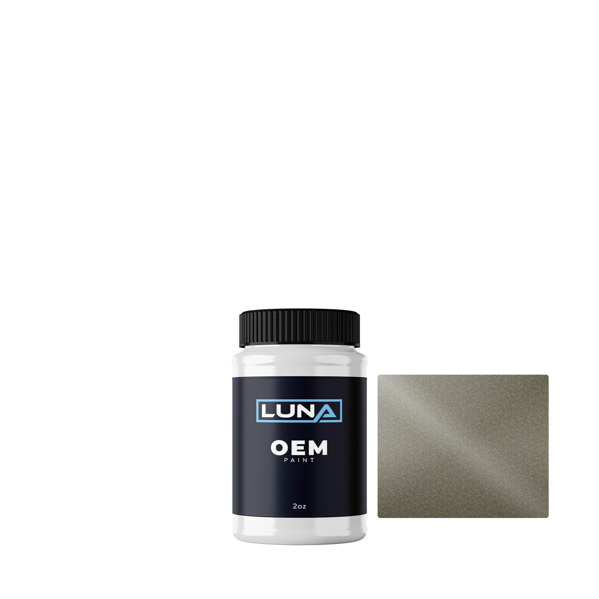 Audi | VW Hurricane M. LC1X | Luna OEM Basecoat - 2oz Touch Up Bottle w/ Brush