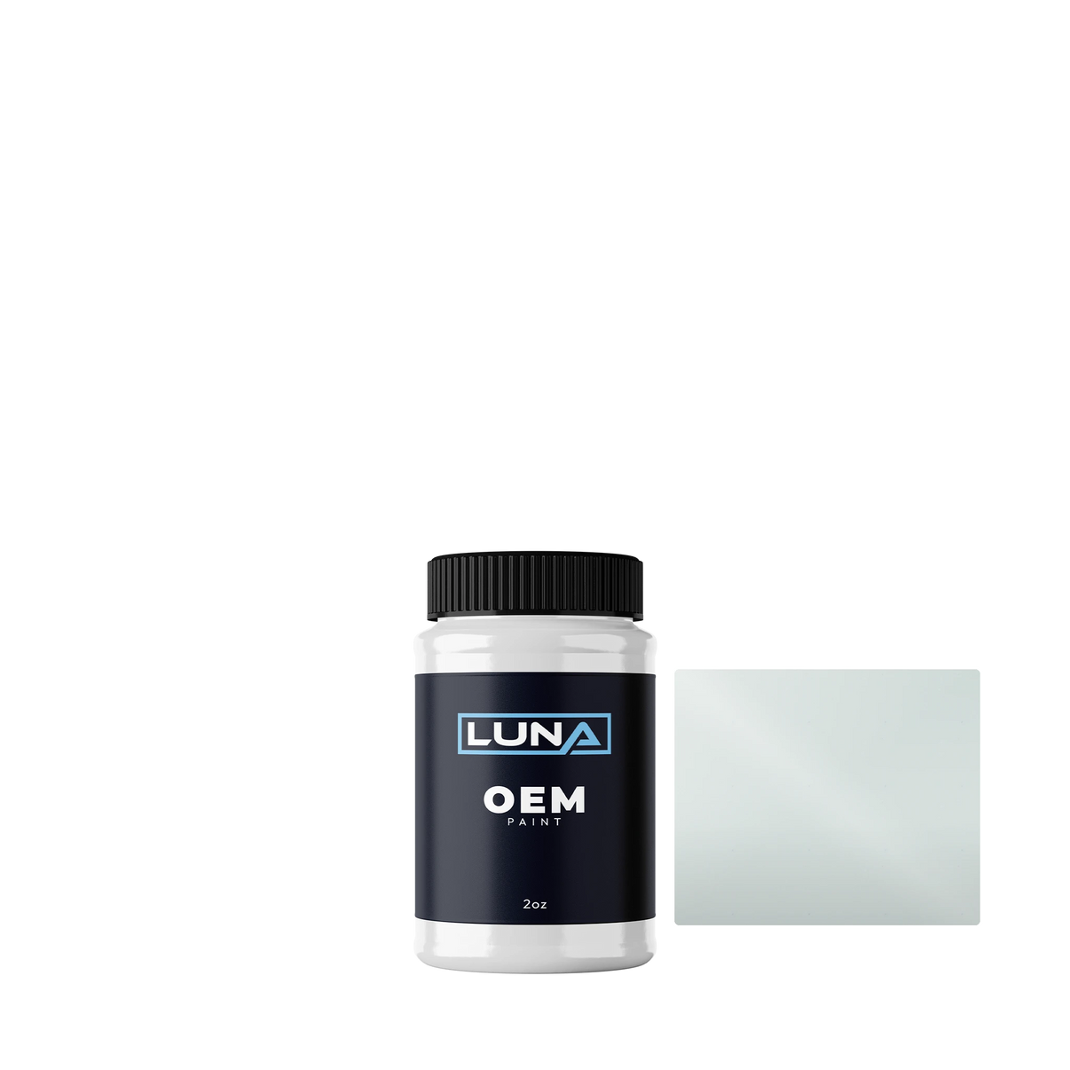 Bedford Enamel White 389 | Luna OEM Basecoat - 2oz Touch Up Bottle w/ Brush