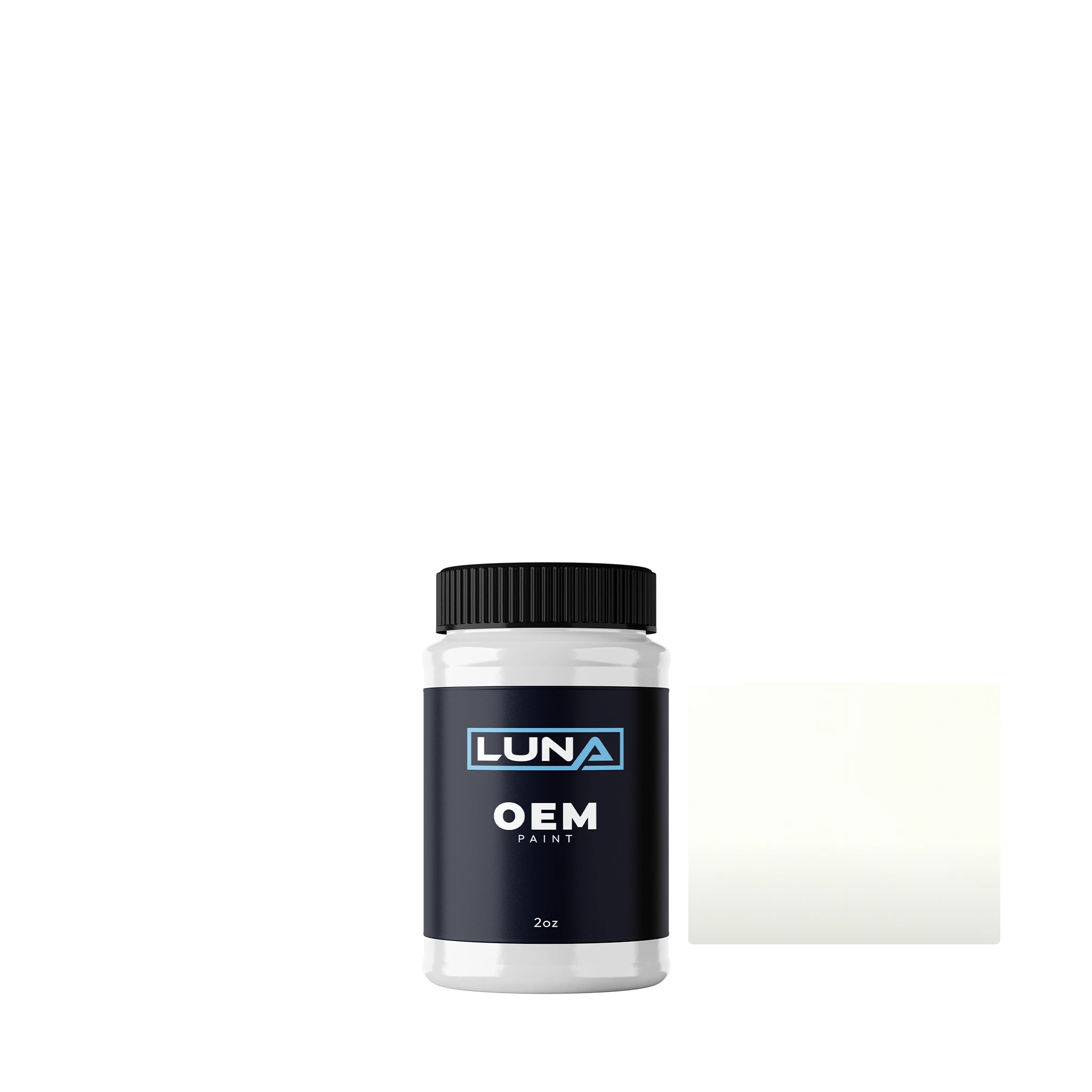 Bombardier Bright White B229 | Luna OEM Basecoat - 2oz Touch Up Bottle w/ Brush