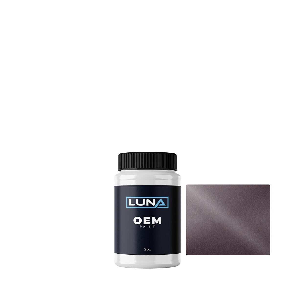 Proton Reddish Thunder Grey M. A59 | Luna OEM Basecoat - 2oz Touch Up Bottle w/ Brush