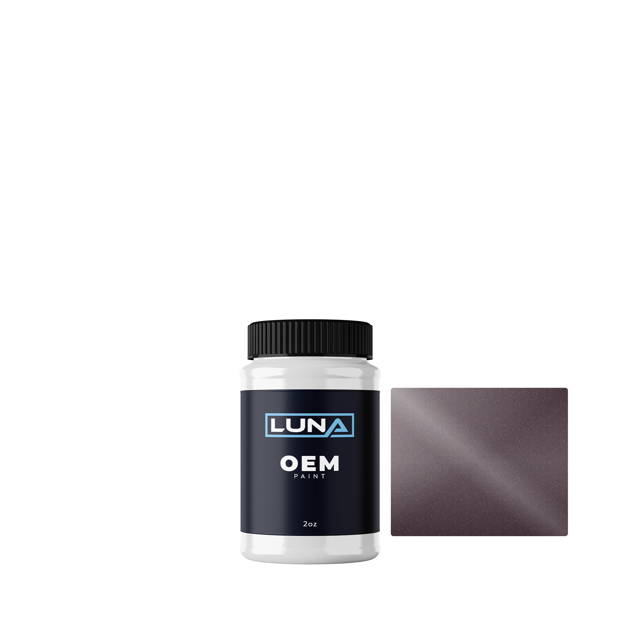 Proton Reddish Thunder Grey M. AC16859 | Luna OEM Basecoat - 2oz Touch Up Bottle w/ Brush