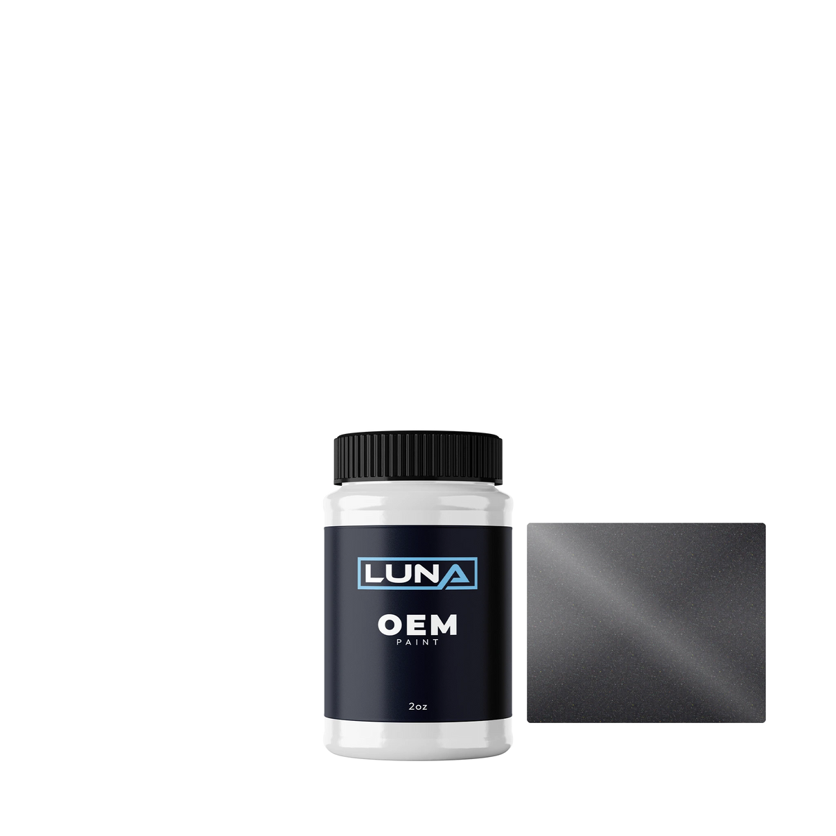 Nissan Grey P. M. KAT | Luna OEM Basecoat - 2oz Touch Up Bottle w/ Brush