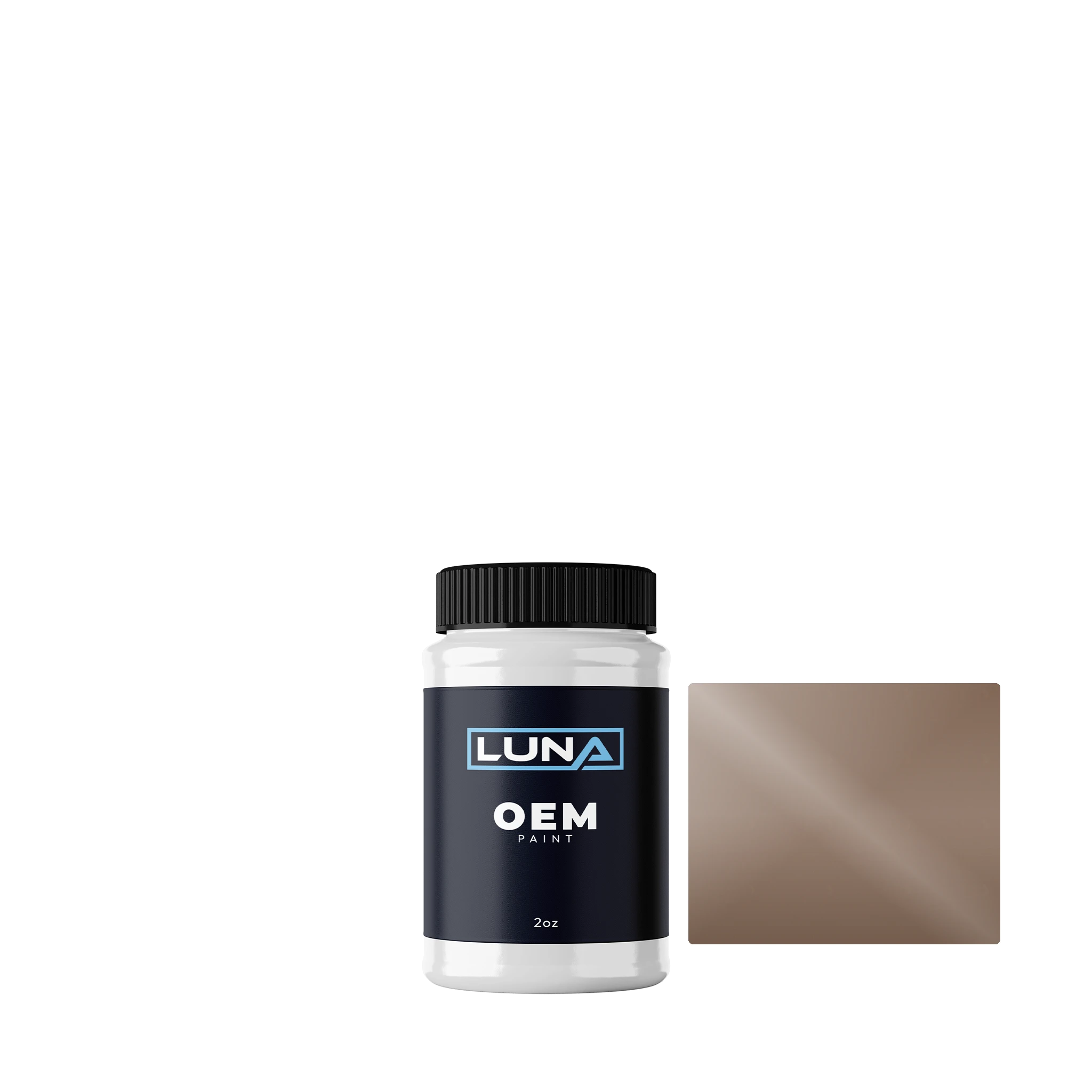 Ford Usa Medium Mocha DATAXPD | Luna OEM Basecoat - 2oz Touch Up Bottle w/ Brush