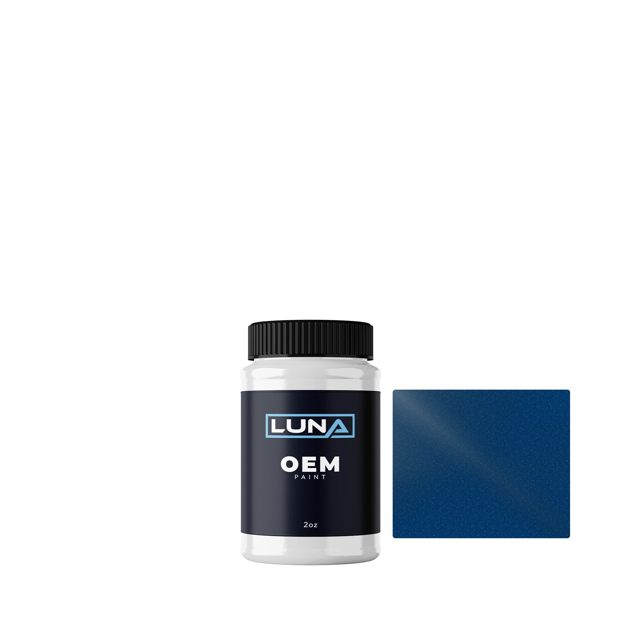 Rolls Royce Maggiore Blue M. K73 | Luna OEM Basecoat - 2oz Touch Up Bottle w/ Brush