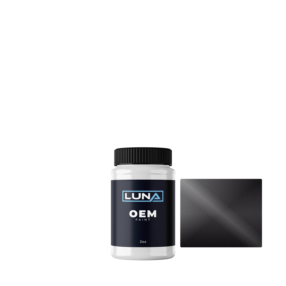 Bentley Royal Ebony M. 9560038 | Luna OEM Basecoat - 2oz Touch Up Bottle w/ Brush