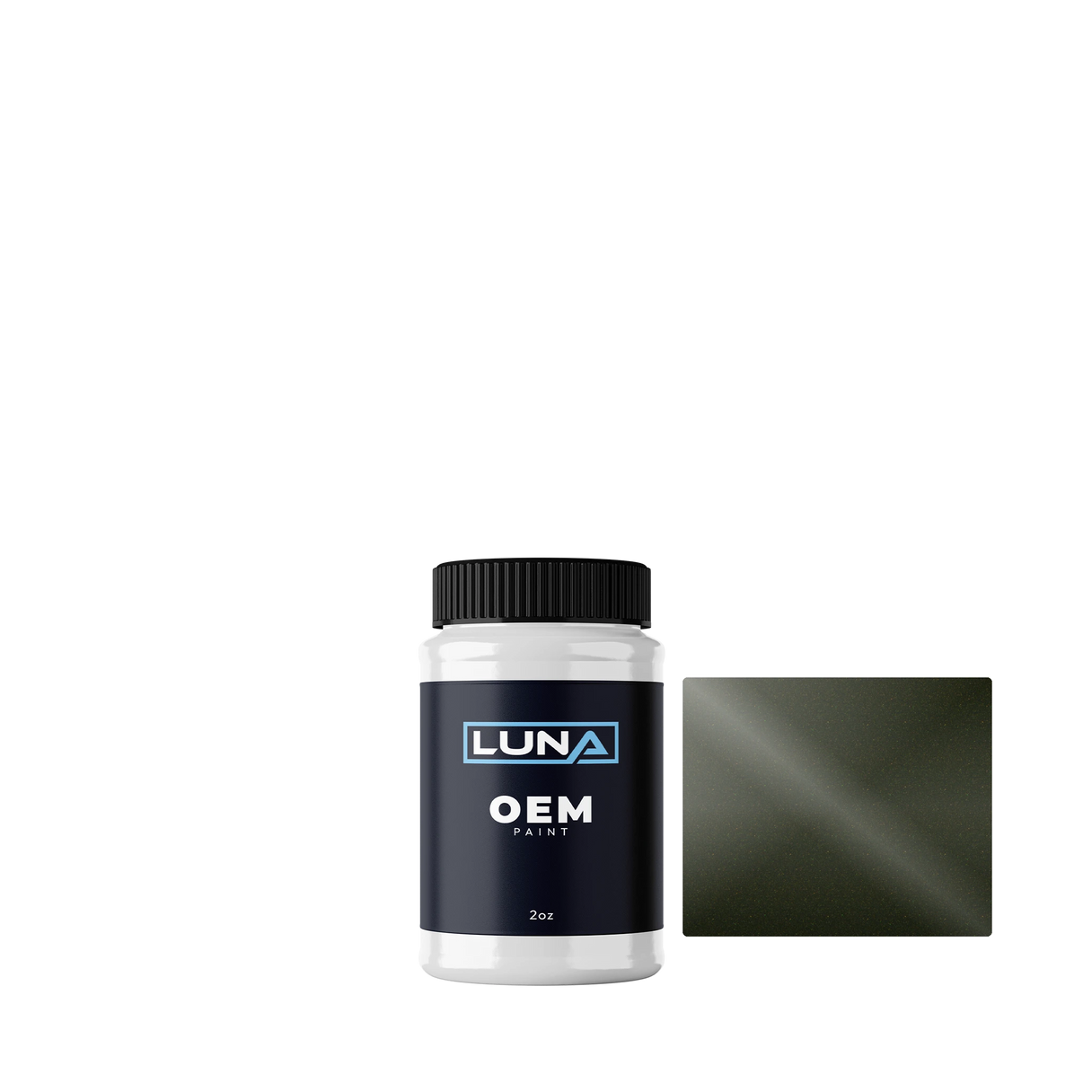 Landrover Woodcote Green P. 623 | Luna OEM Basecoat - 2oz Touch Up Bottle w/ Brush