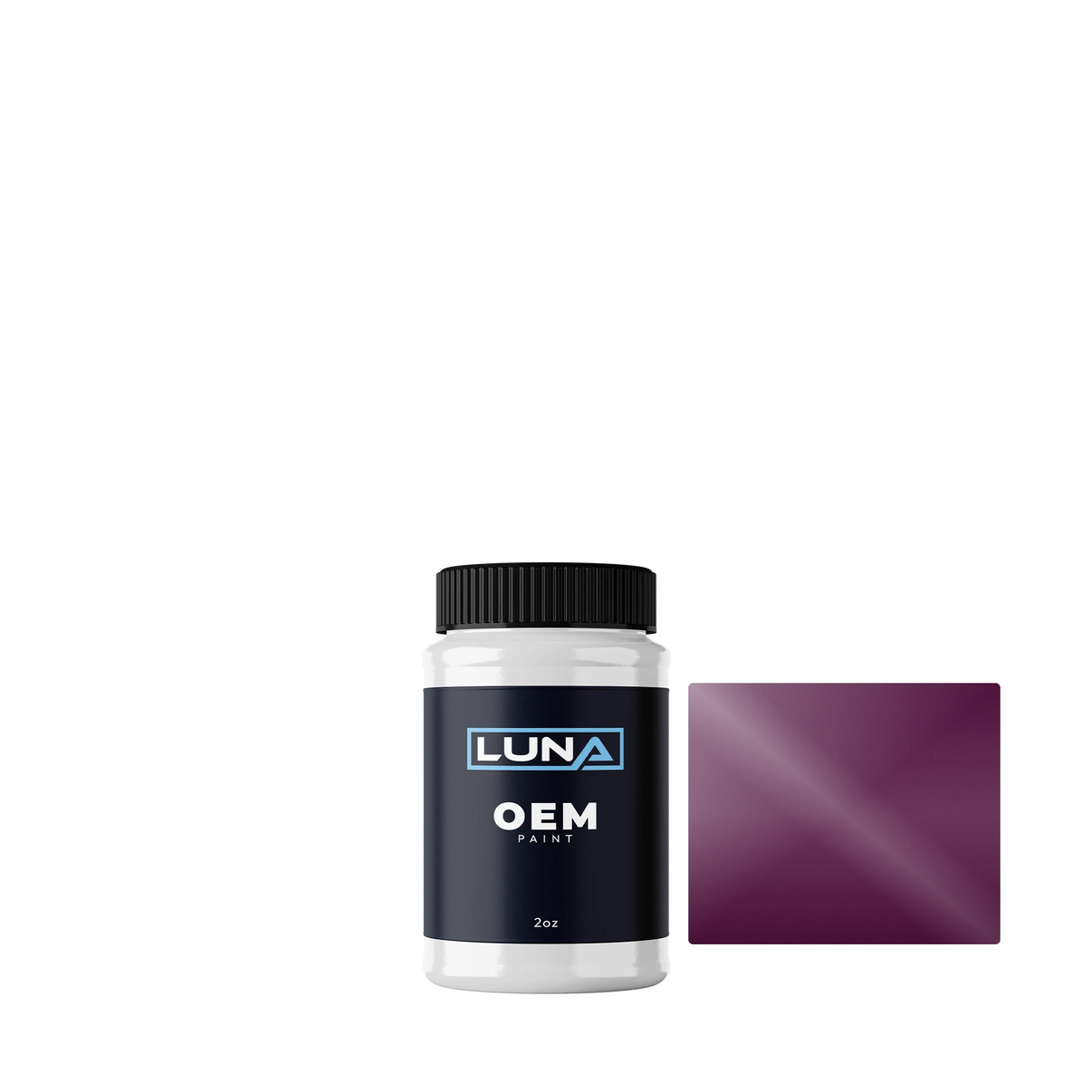 Daf Purperviolet 3953 | Luna OEM Basecoat - 2oz Touch Up Bottle w/ Brush