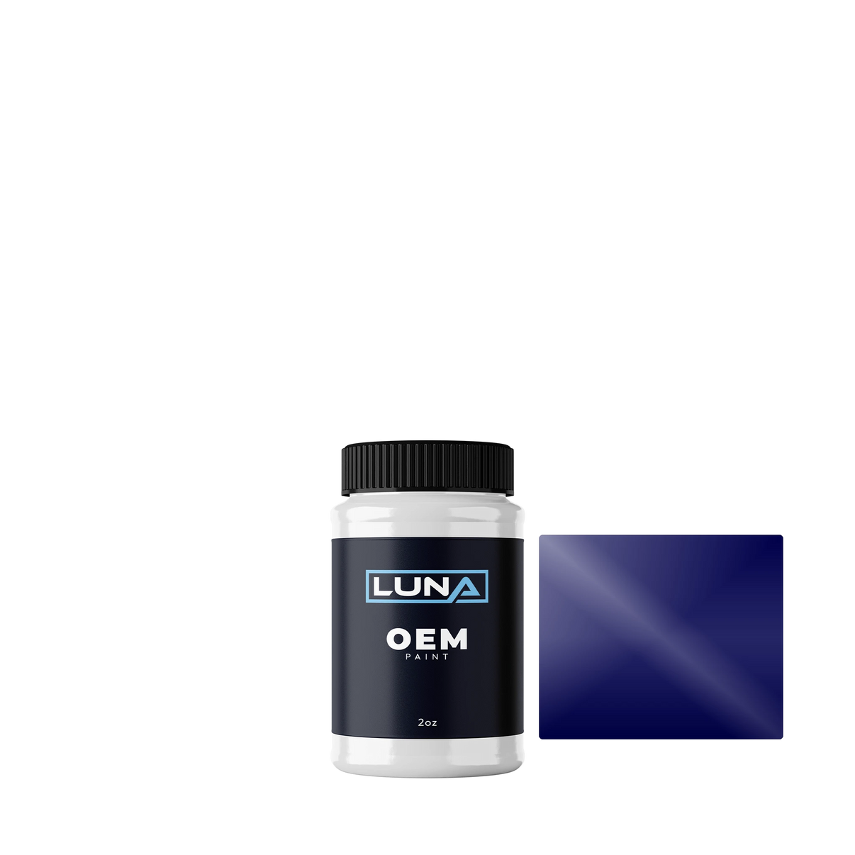 Tata Noble Blue M. TAT548 | Luna OEM Basecoat - 2oz Touch Up Bottle w/ Brush