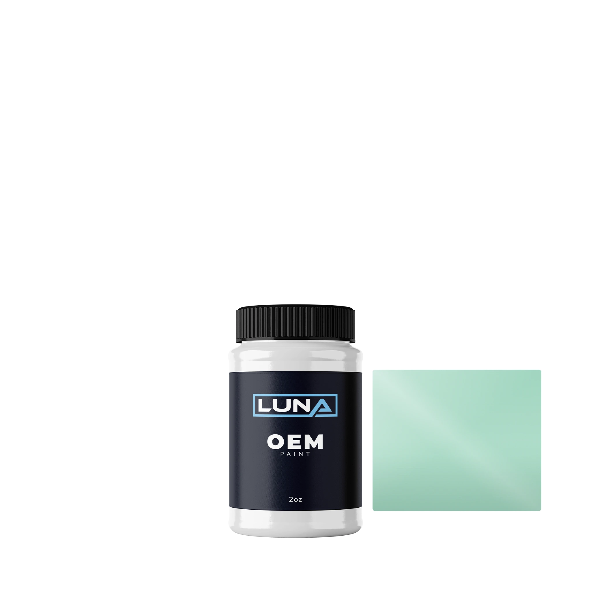 General Motors Surf Green 541 | Luna OEM Basecoat - 2oz Touch Up Bottle w/ Brush