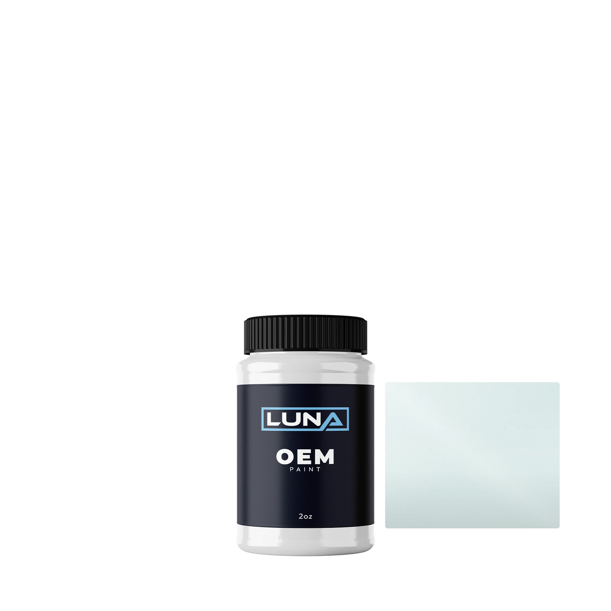 Skoda Pearl White L108 | Luna OEM Basecoat - 2oz Touch Up Bottle w/ Brush