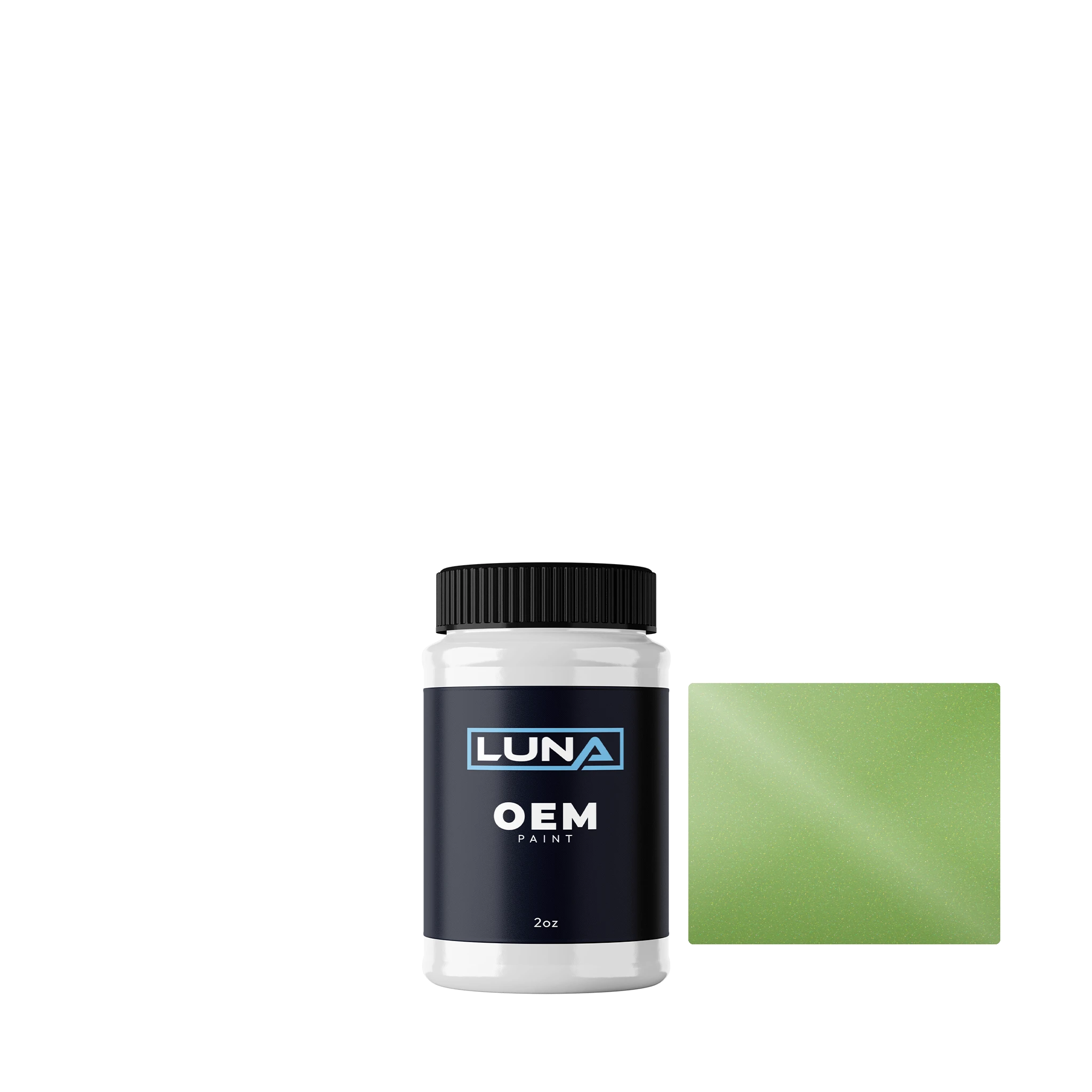 Ford Ultimate Green P. 9GFE5ZA | Luna OEM Basecoat - 2oz Touch Up Bottle w/ Brush