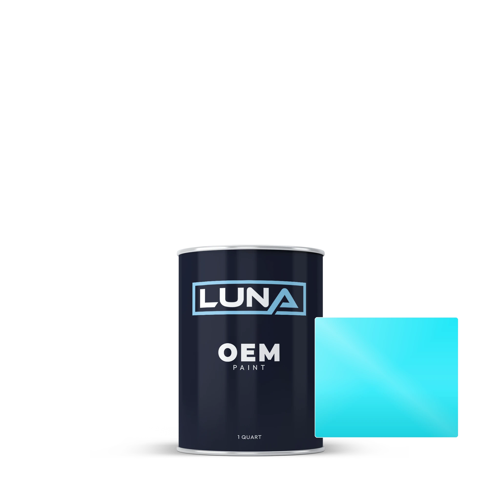 Flau Light Blue PMS319C | Luna OEM Basecoat - Quart