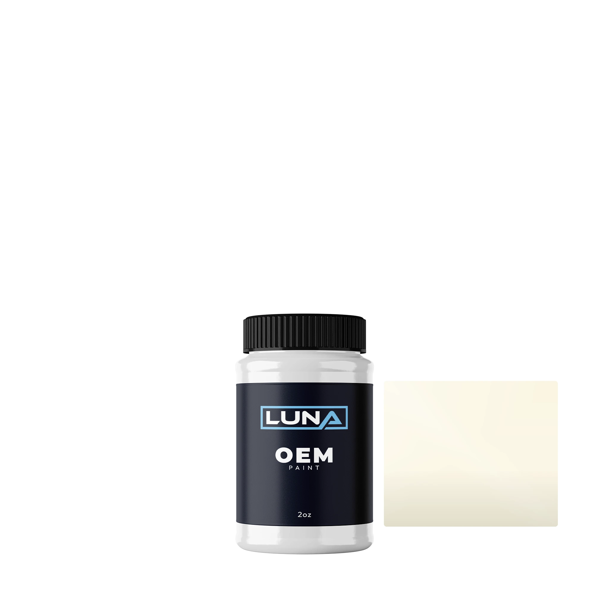 Maruti Off White 1 01T | Luna OEM Basecoat - 2oz Touch Up Bottle w/ Brush