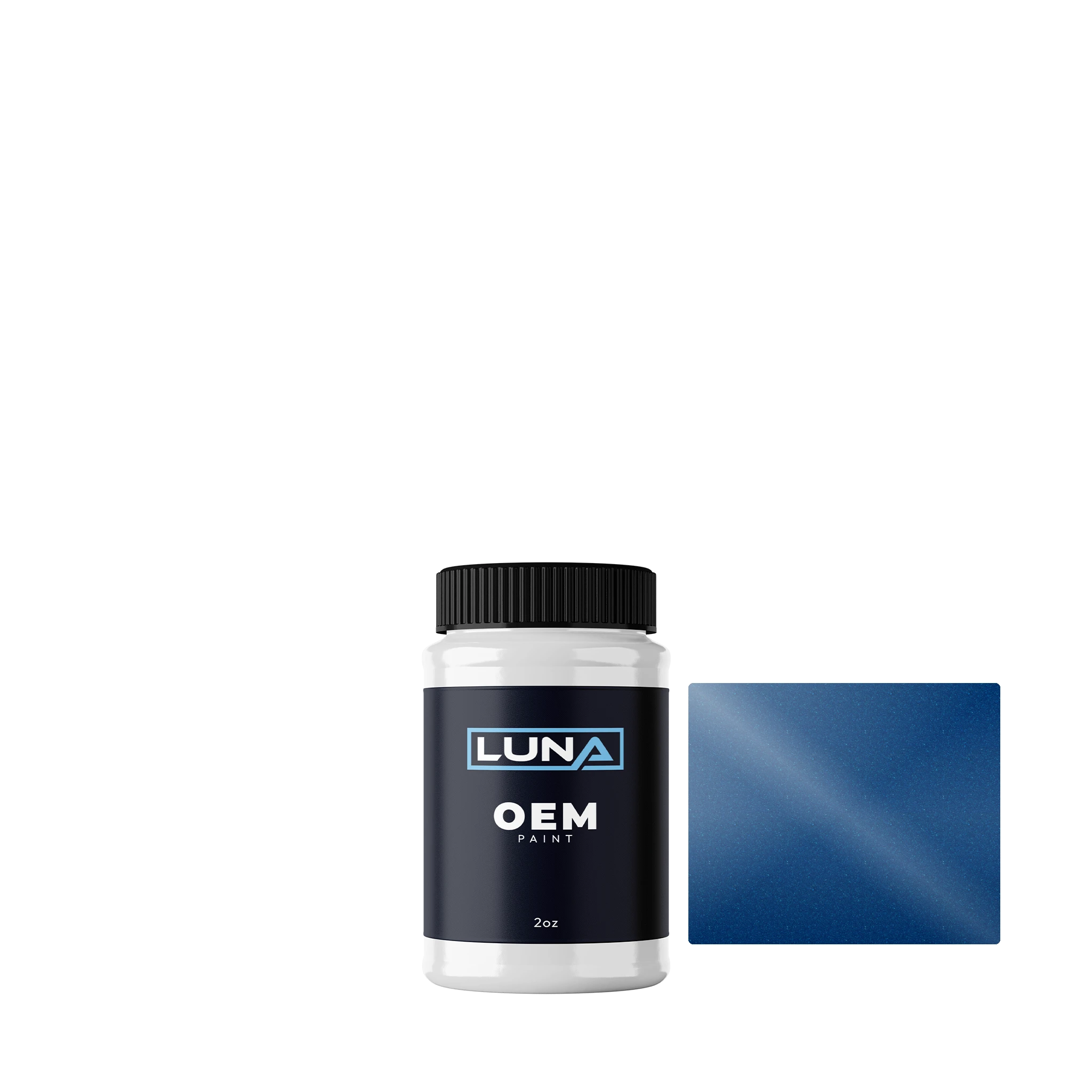 General Motors Oceanic Blue P. WA774U | Luna OEM Basecoat - 2oz Touch Up Bottle w/ Brush